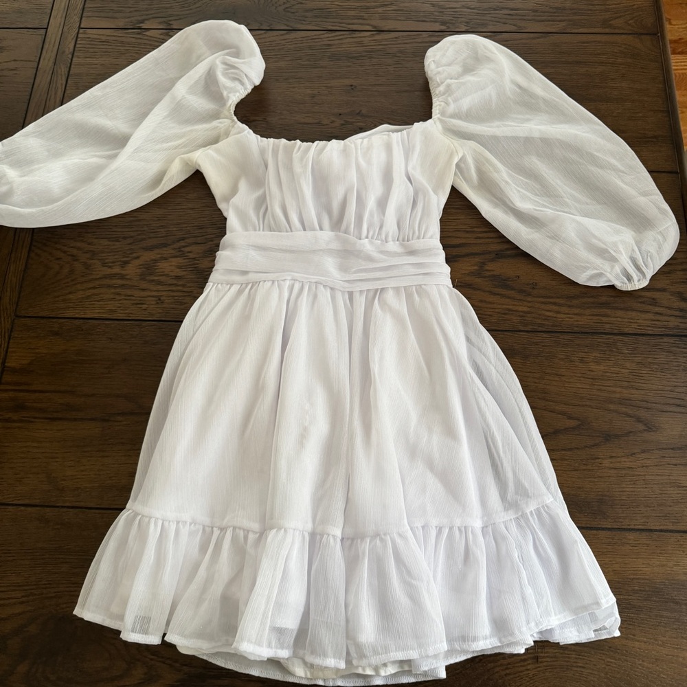 Lucy in the Sky White Mini Dress